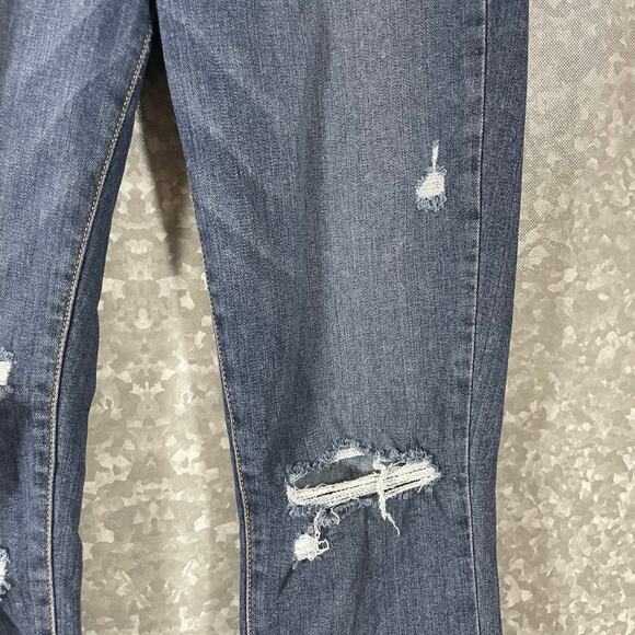 Paige Verdugo Ankle Women's Distressed Medium Wash Skinny Jeans - Size 29 - Mid - Picture 4 of 8